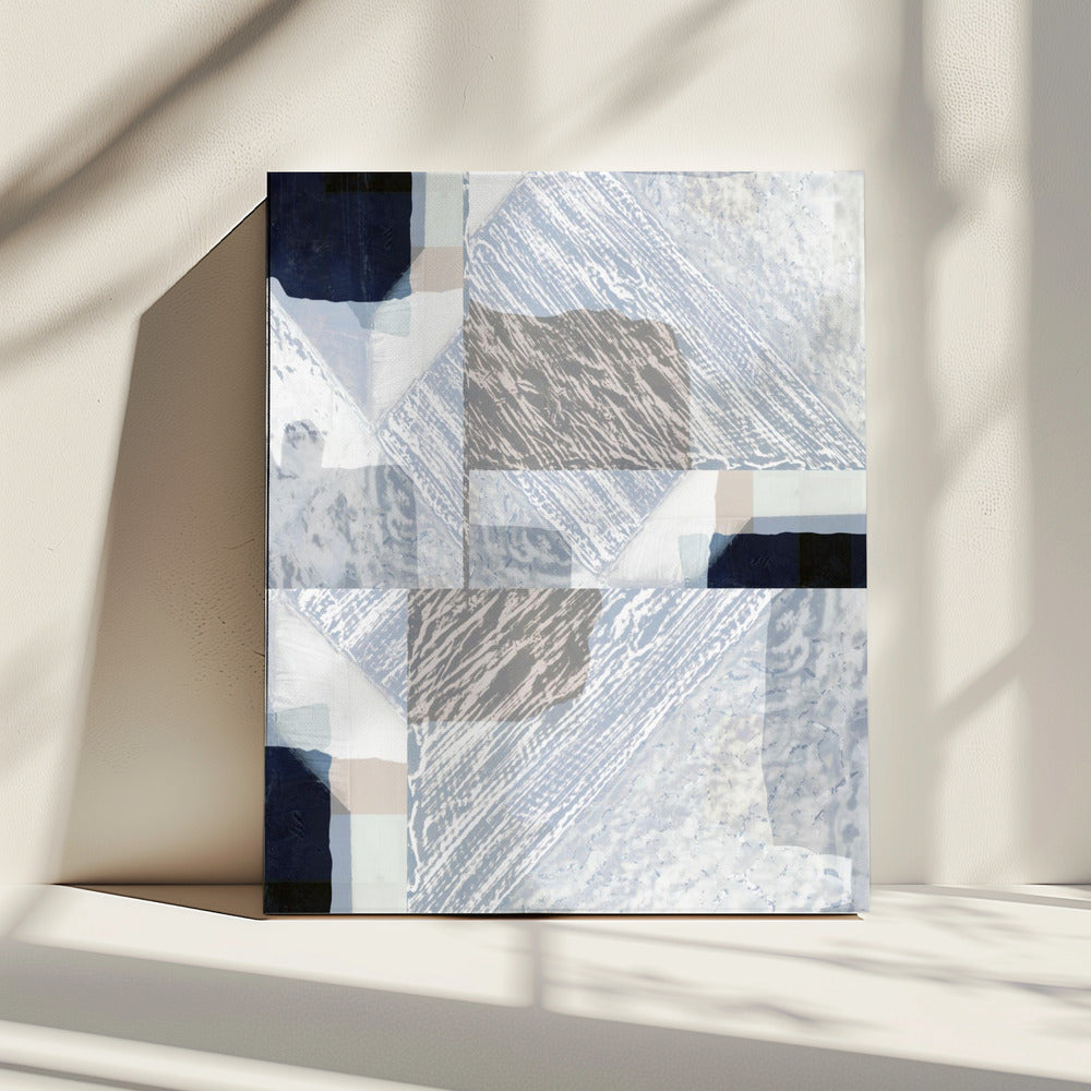 Fragmented Form in White | Canvas