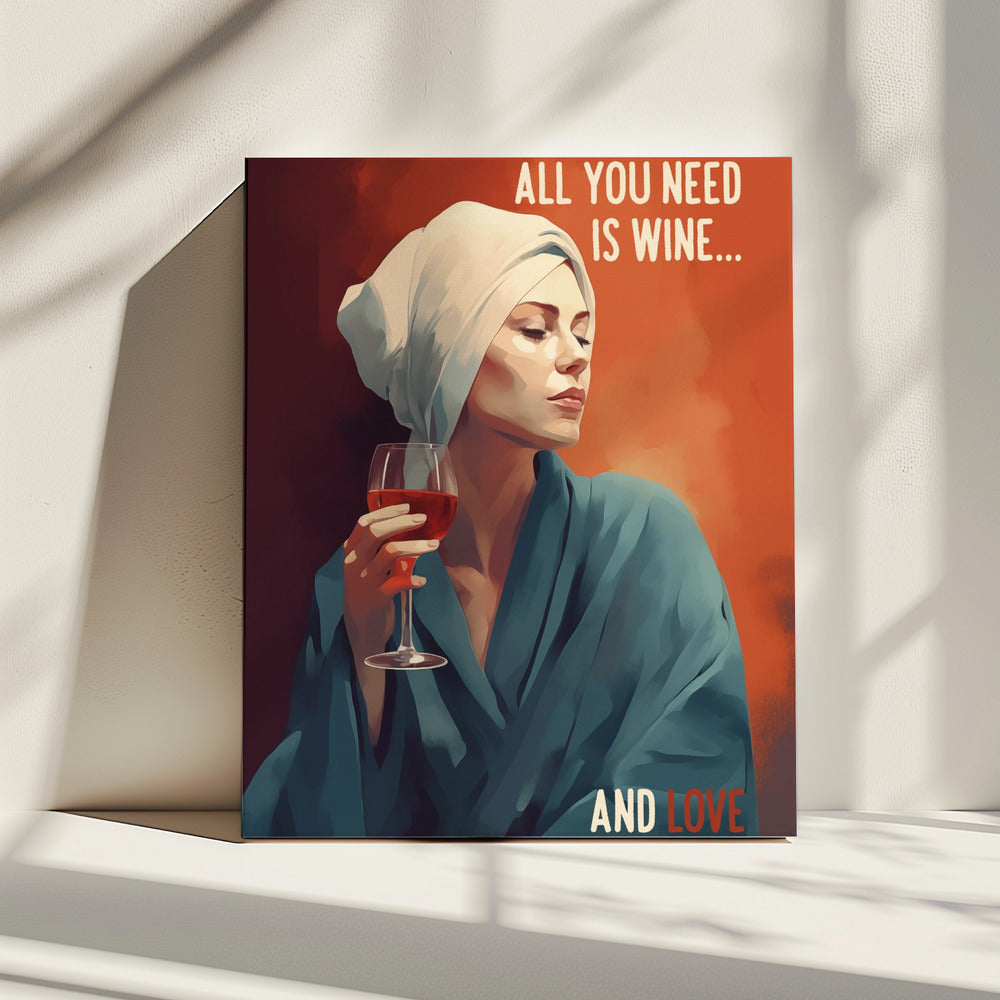 All You Need Is Wine | Canvas
