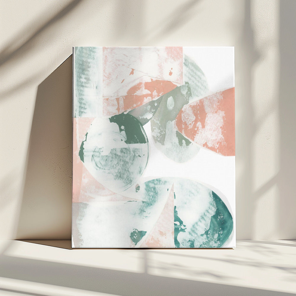 Pastel Tones With Organic Shapes | Canvas
