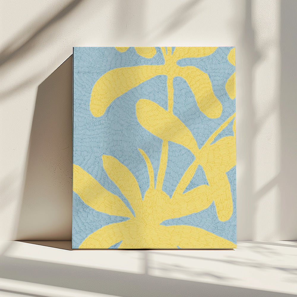 Golden Petals Bloom | Canvas