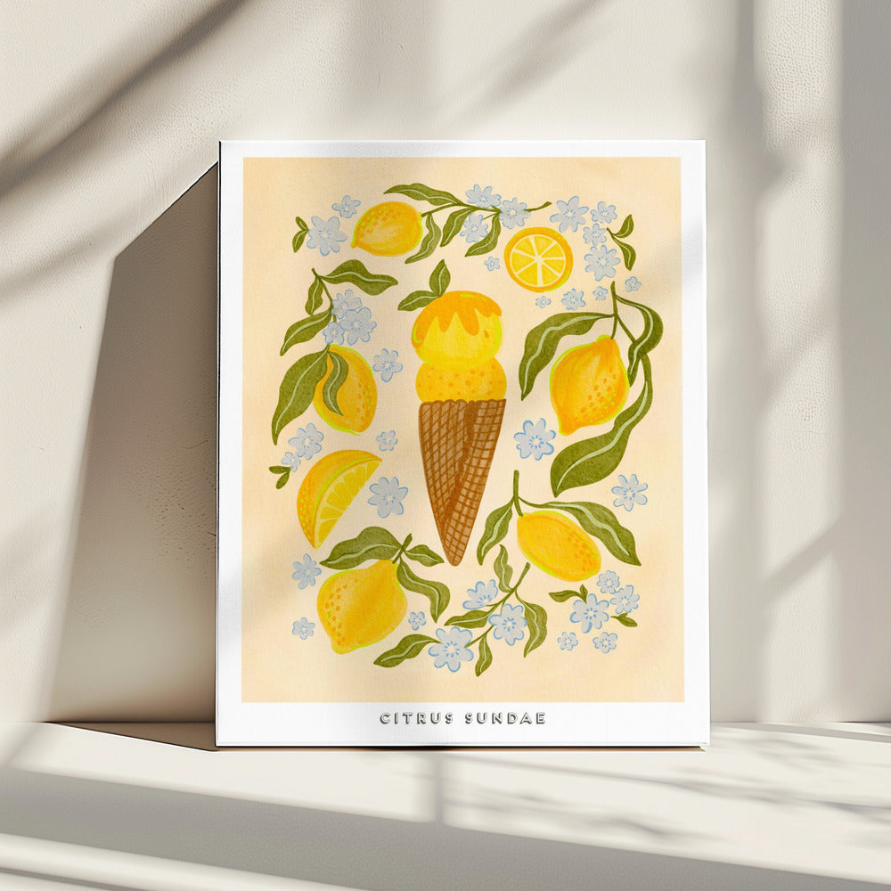 Citrus sundae | Canvas