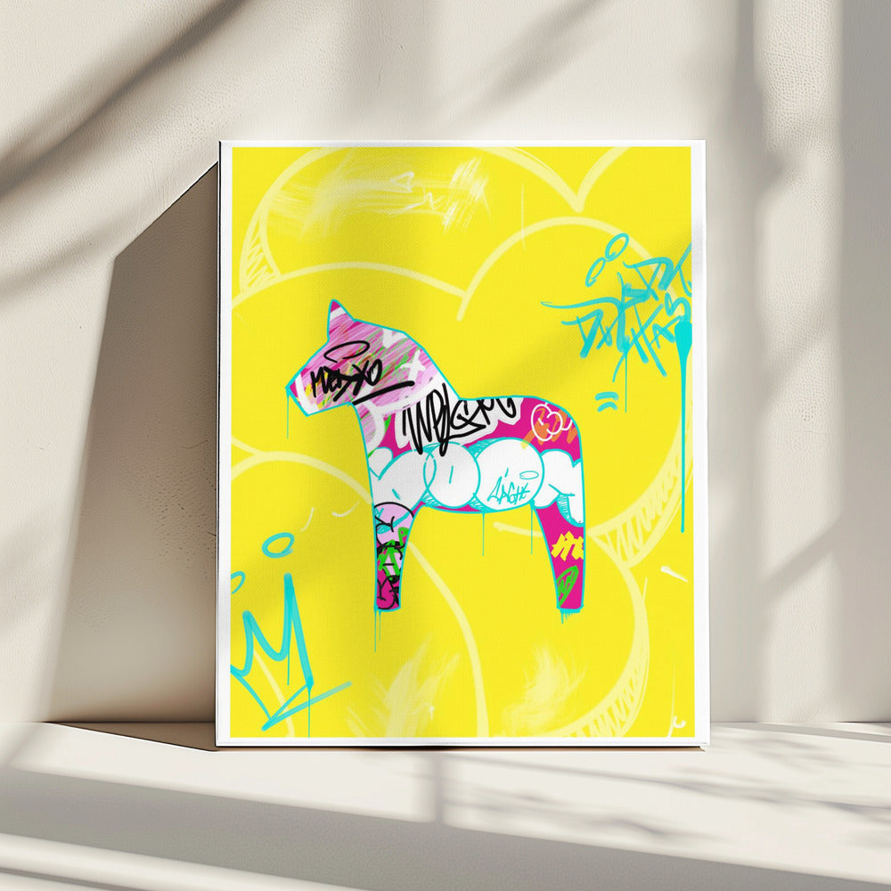 Graffiti Style Horse | Canvas