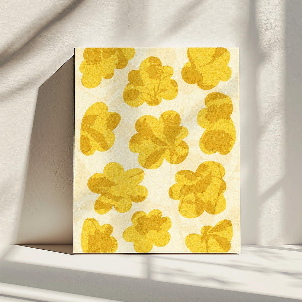 Golden Blooms | Canvas