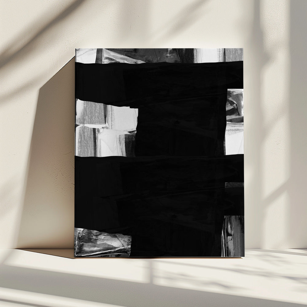 Monochrome Layers | Canvas