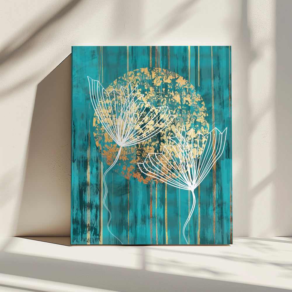 Abstract Botanical Art Print | Canvas