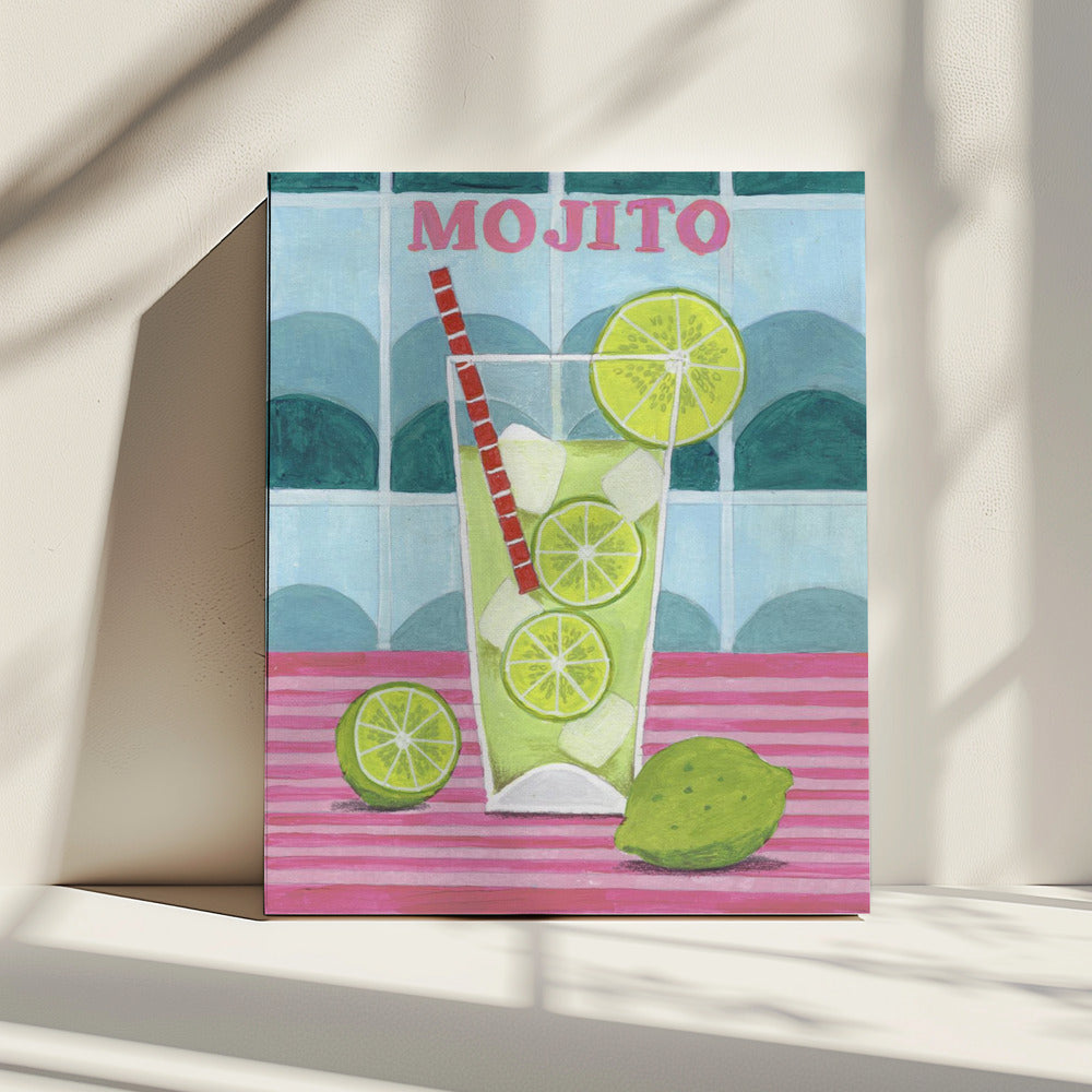 Glass of Mjito | Canvas