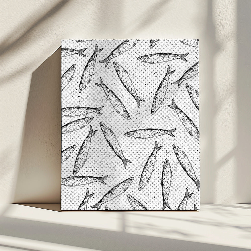 Sardine Fish Pattern | Canvas