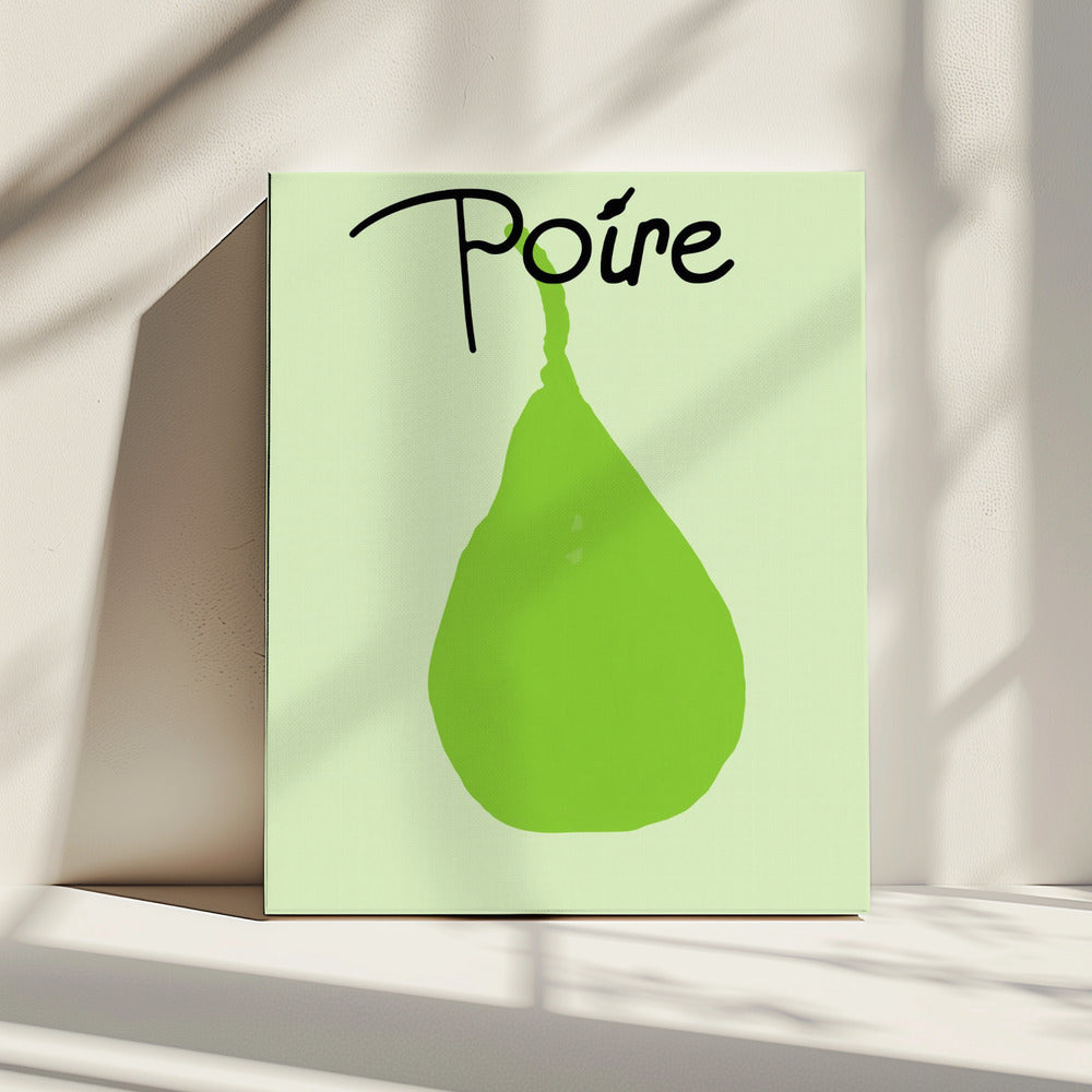 Green Pear Delight | Canvas
