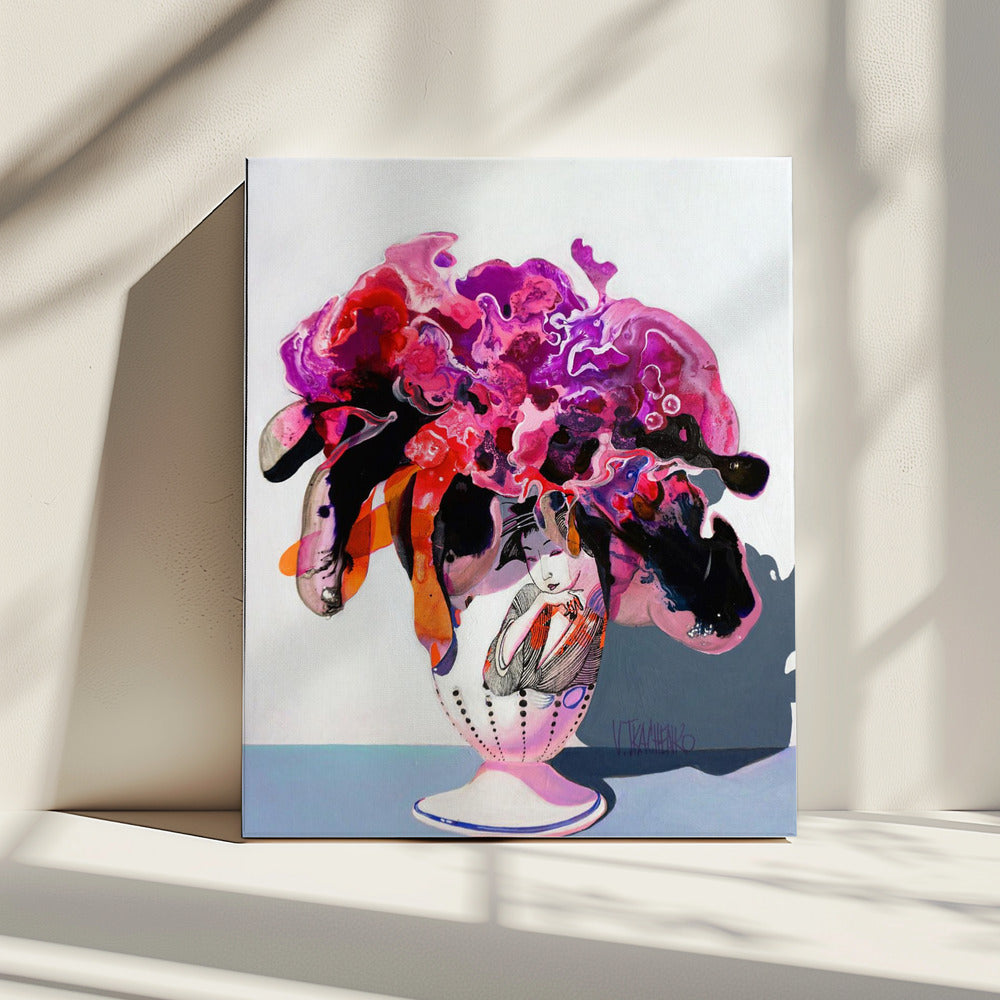 Bouquet of Flowers in a Vase | Canvas
