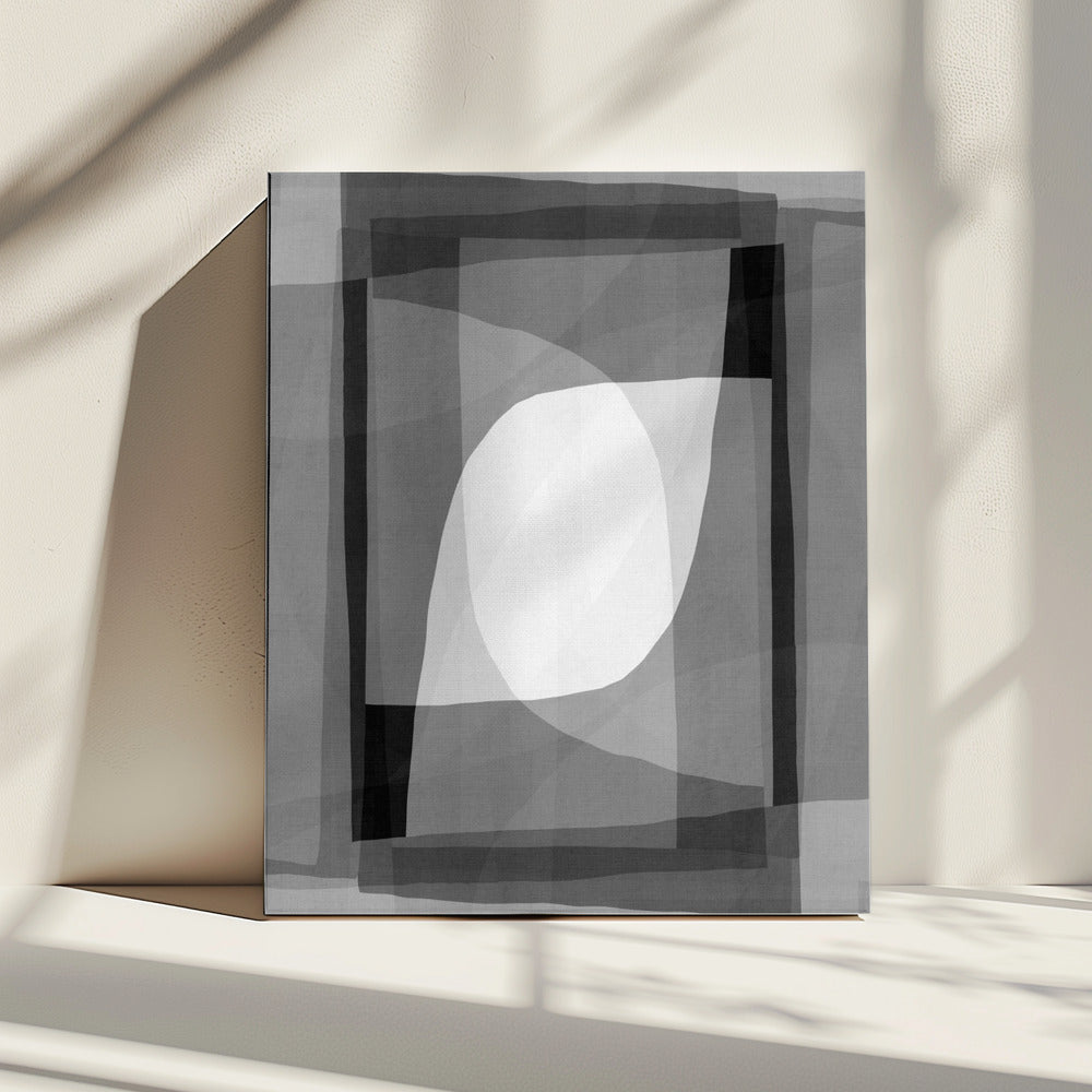 Monochrome Geometry | Canvas