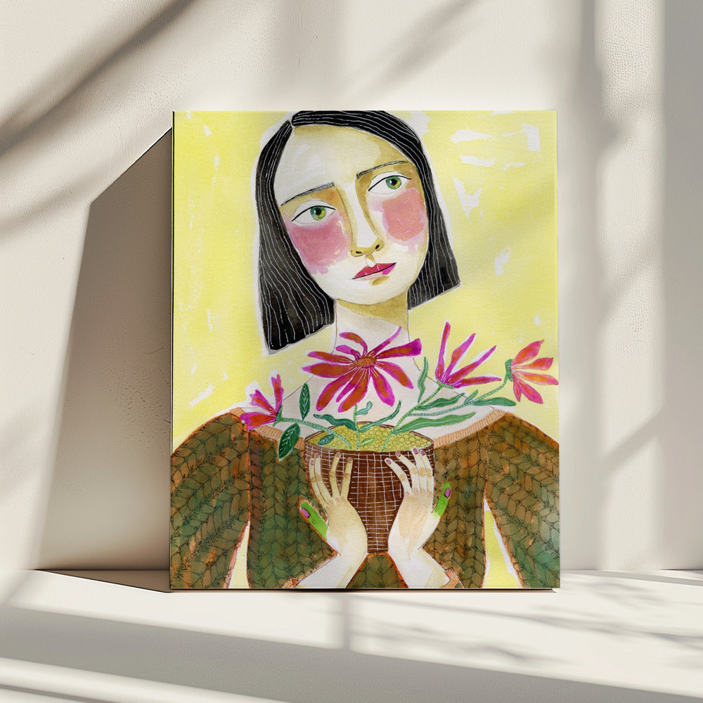 Plant Mum with green thumbs | Canvas