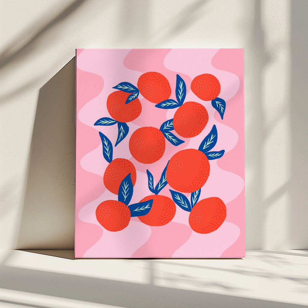 Vibrant Tangerines | Canvas