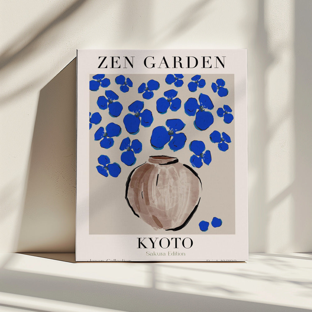 Cerulean Blossoms | Canvas