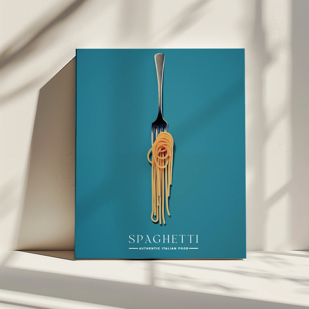 A Fork Wrapped In Spaghetti | Canvas