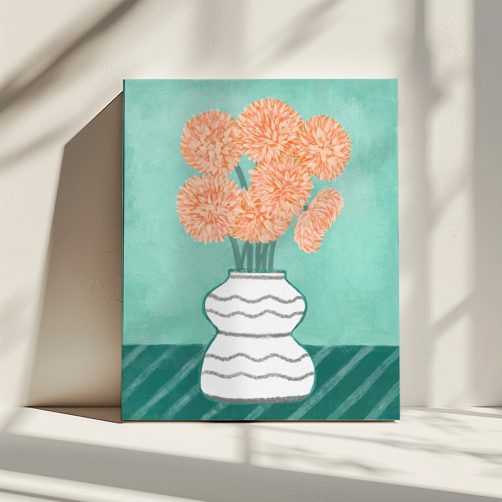 Peachy Blossoms | Canvas