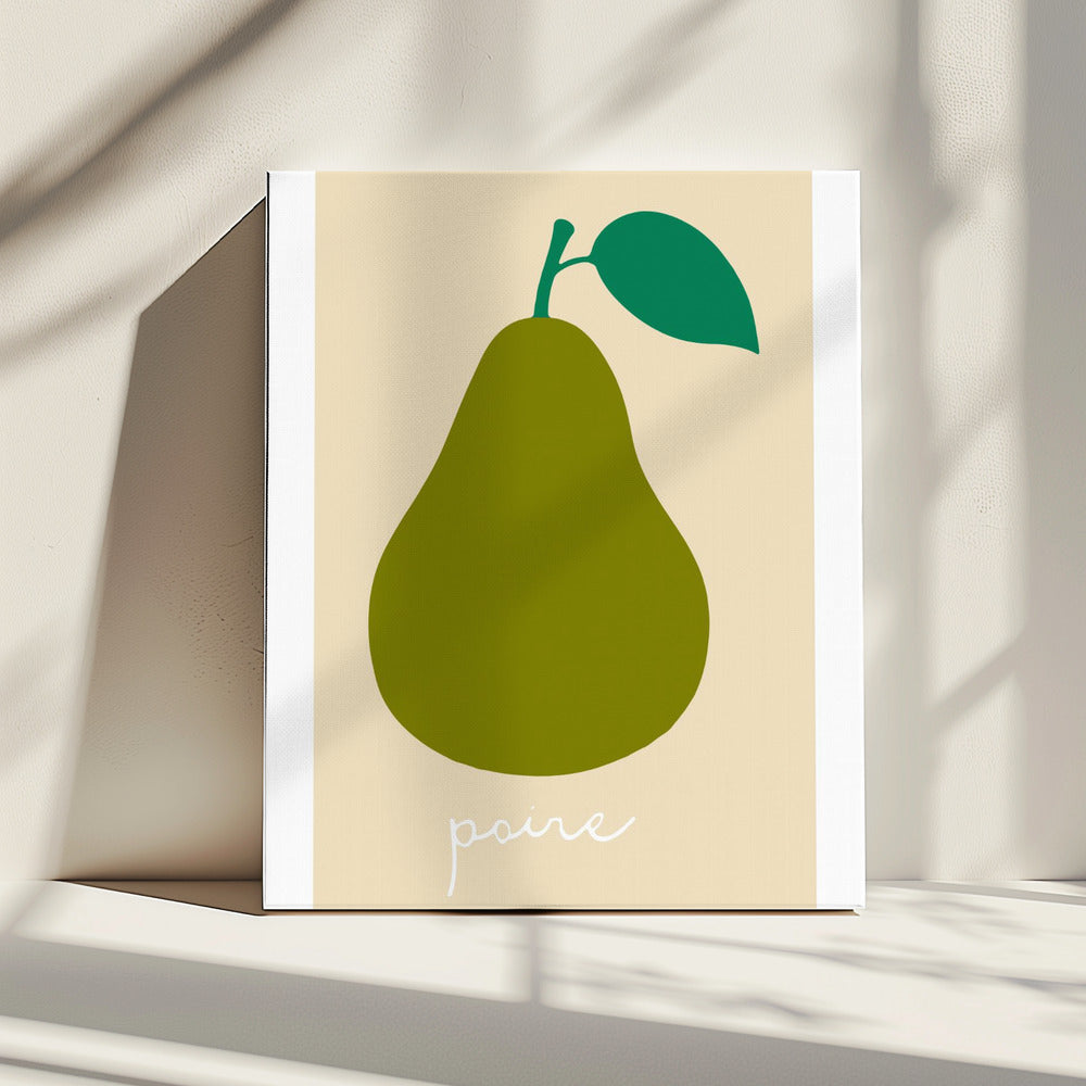 La Poire (Dark Green) | Canvas