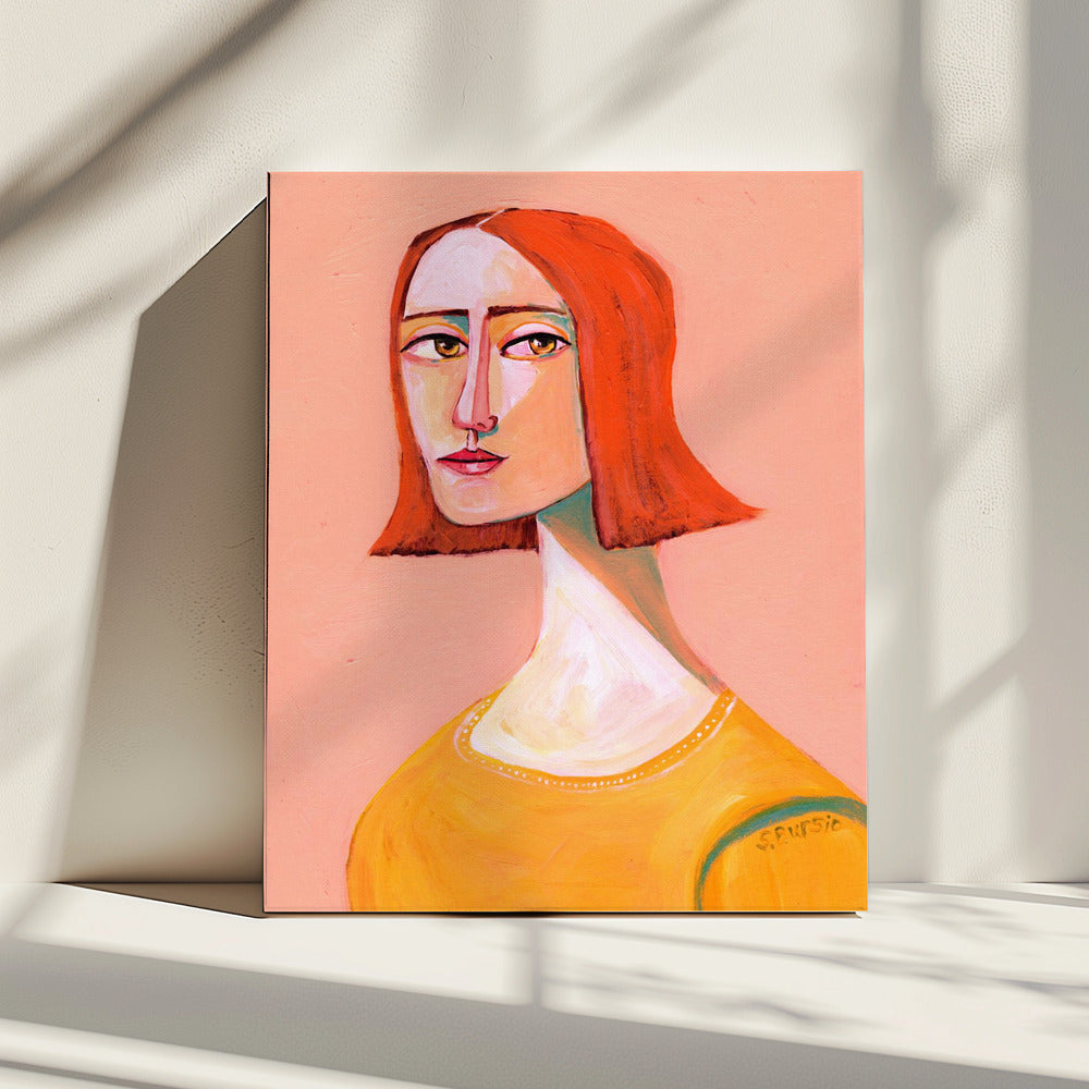 Red Head Lady with the Look | Canvas