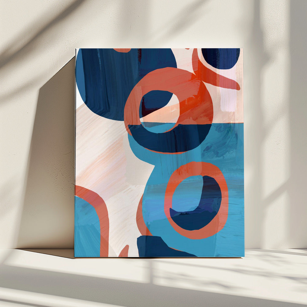 Geometric Shapes And Vibrant Colors | Canvas