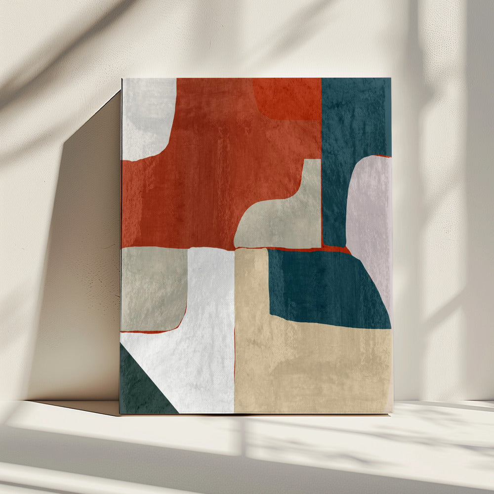 Earth and Tide Interlock | Canvas