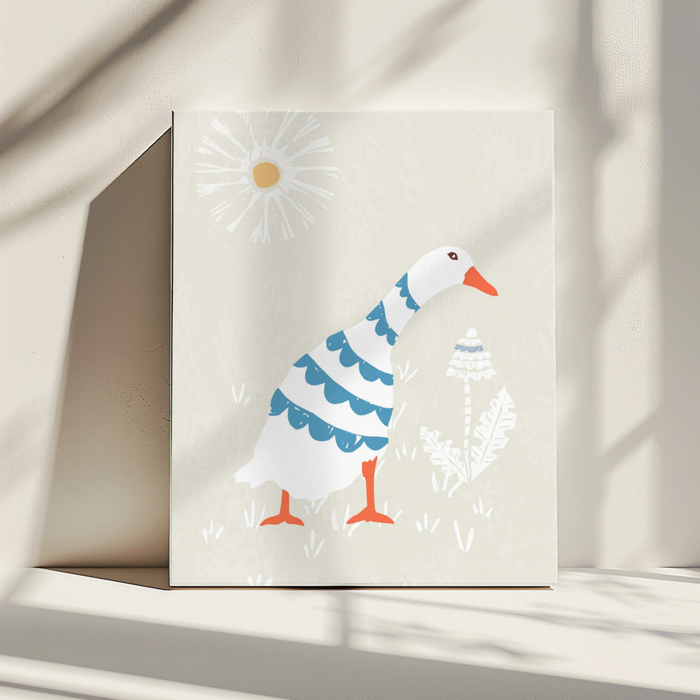 Goslings In The Sunshine | Canvas