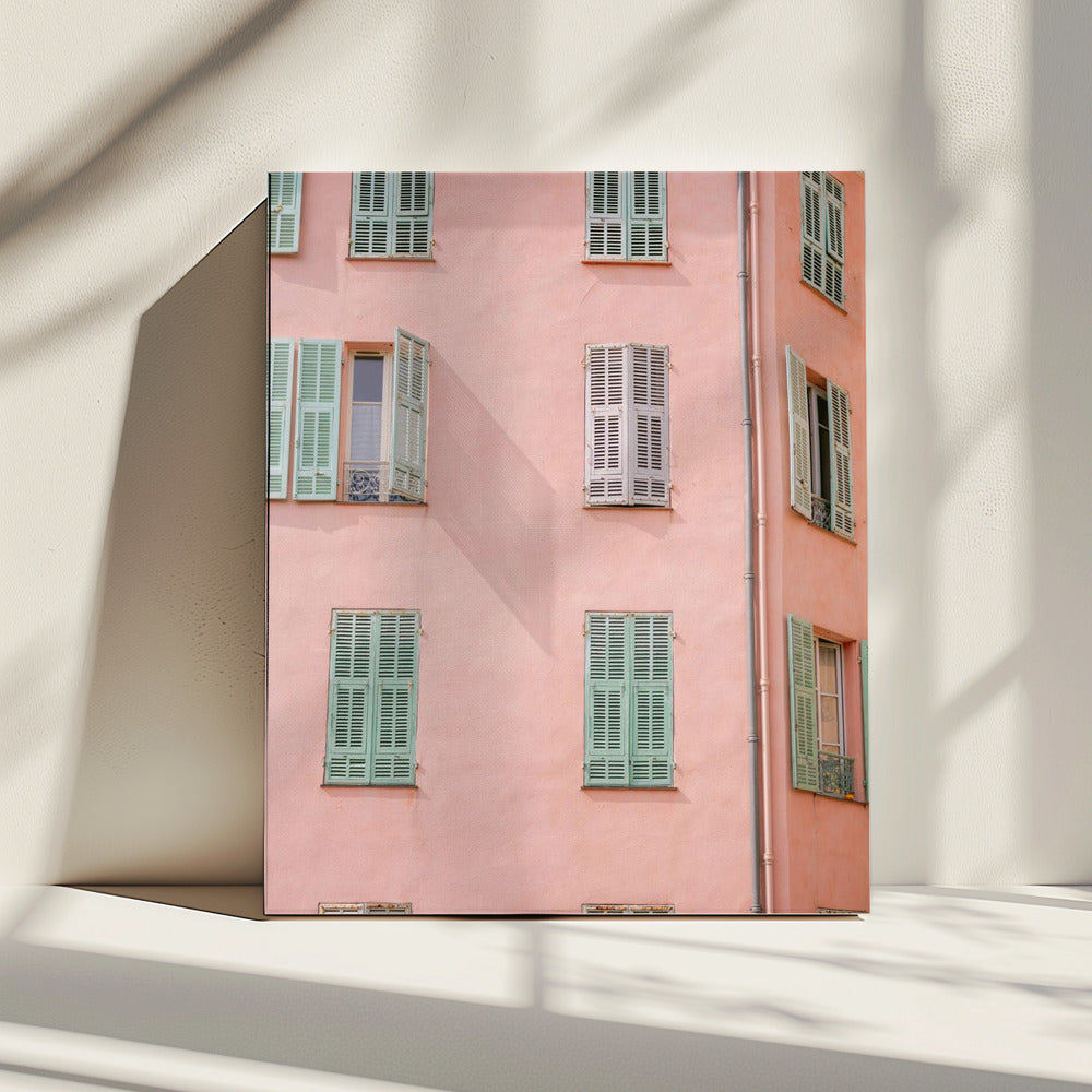 Pink Building | Canvas