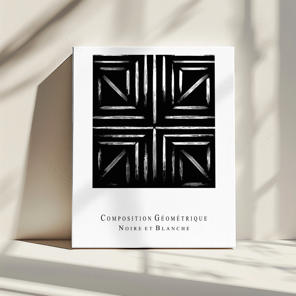 Monochrome Geometry | Canvas