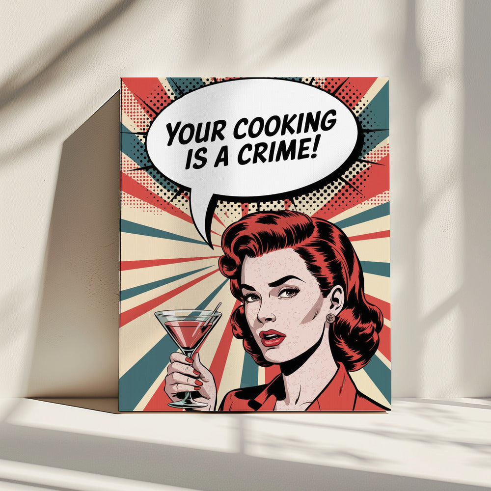 Retro Culinary Roast | Canvas