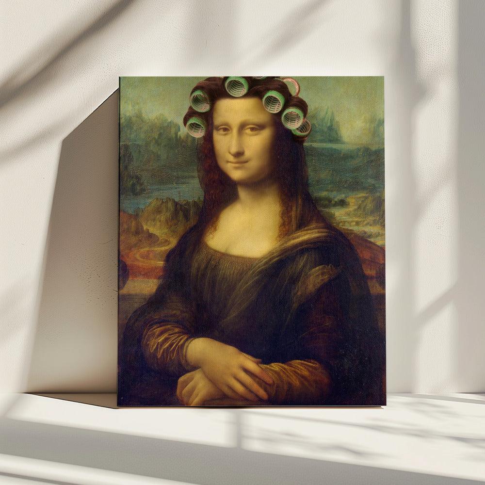 Mona Lisa -  the Curly Girly Edition | Canvas