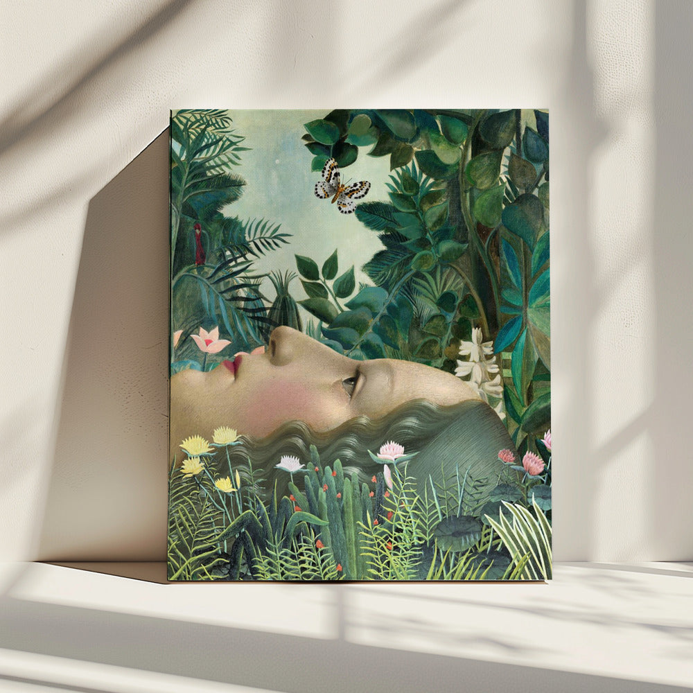 Giovanna In Tropical Garden | Canvas