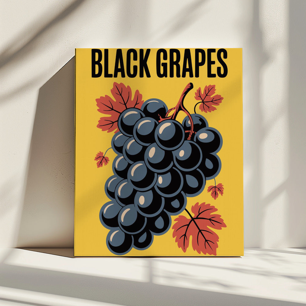 Grapes &amp; Leaves | Canvas