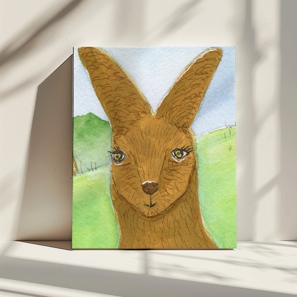 Kangaroo Wallaby Face Nursery Room | Canvas