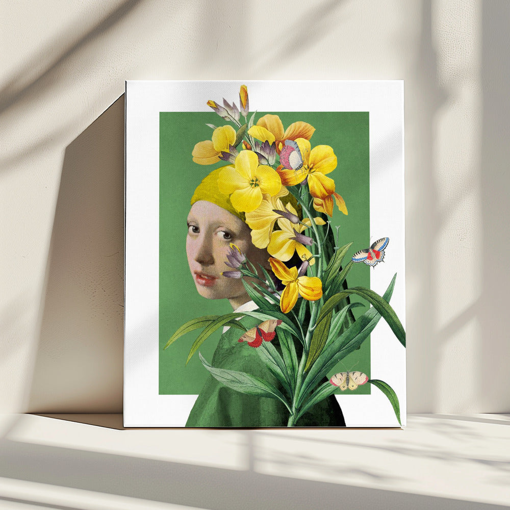 Girl With Pearl Earring   the Springtime Edition | Canvas