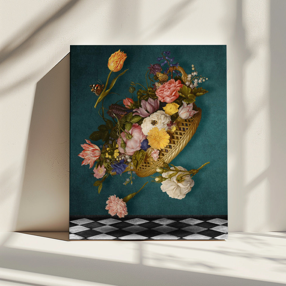 Floating Floral Basket | Canvas