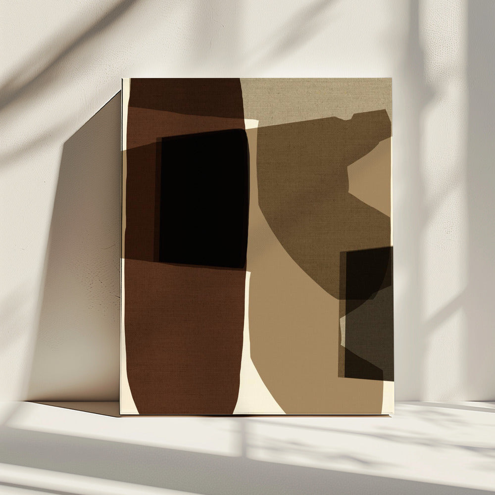 Geometric Shapes And Earthy Tones | Canvas