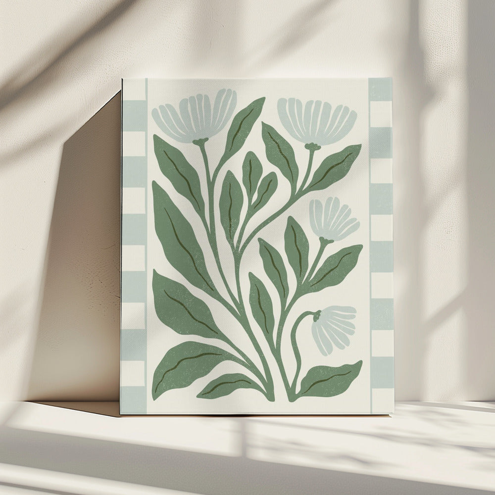 Petal Poetry Sage | Canvas