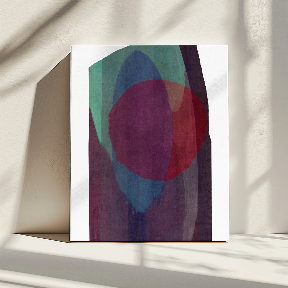 Geometric Shapes In Rich Tones | Canvas