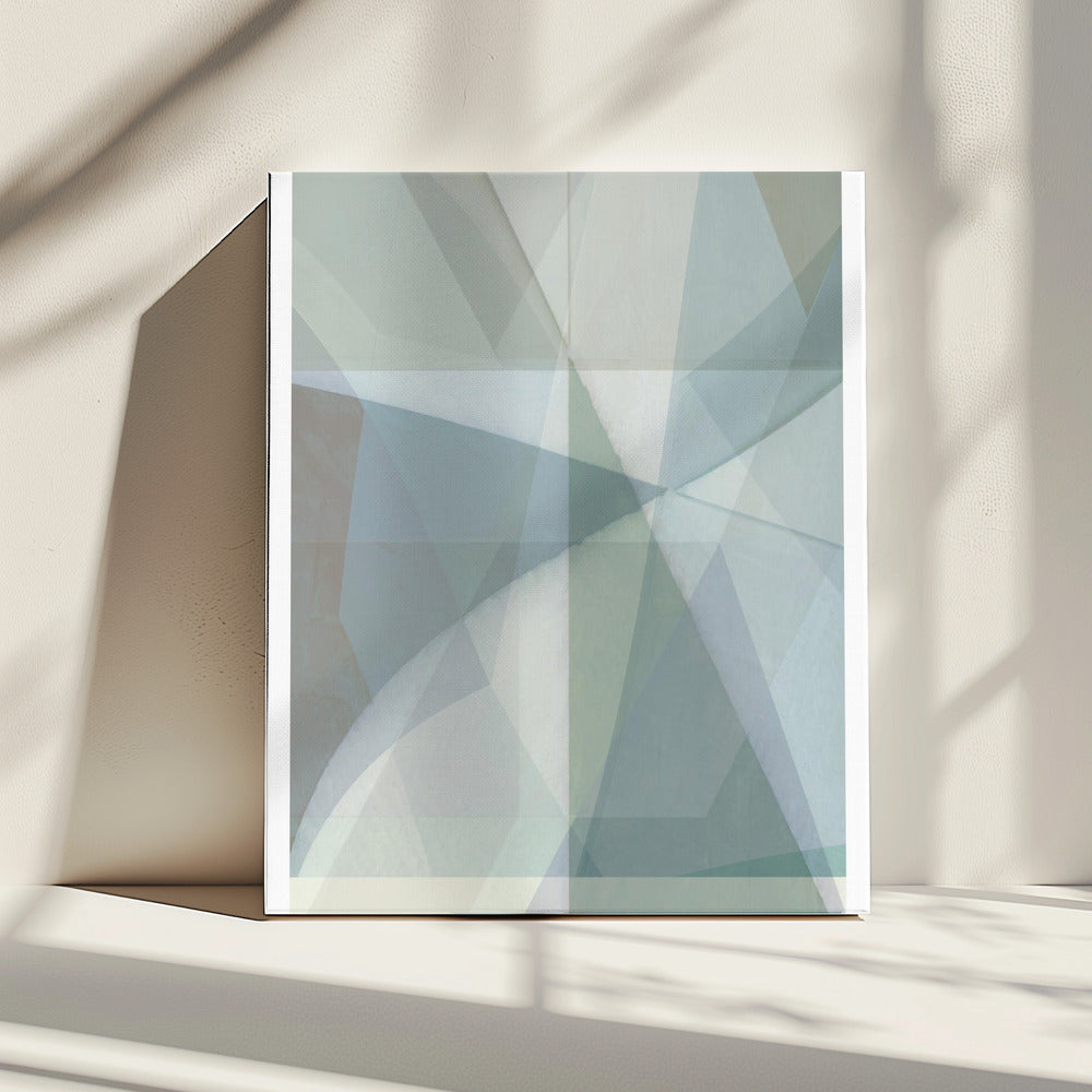 Geometric Shapes In Muted Tones | Canvas