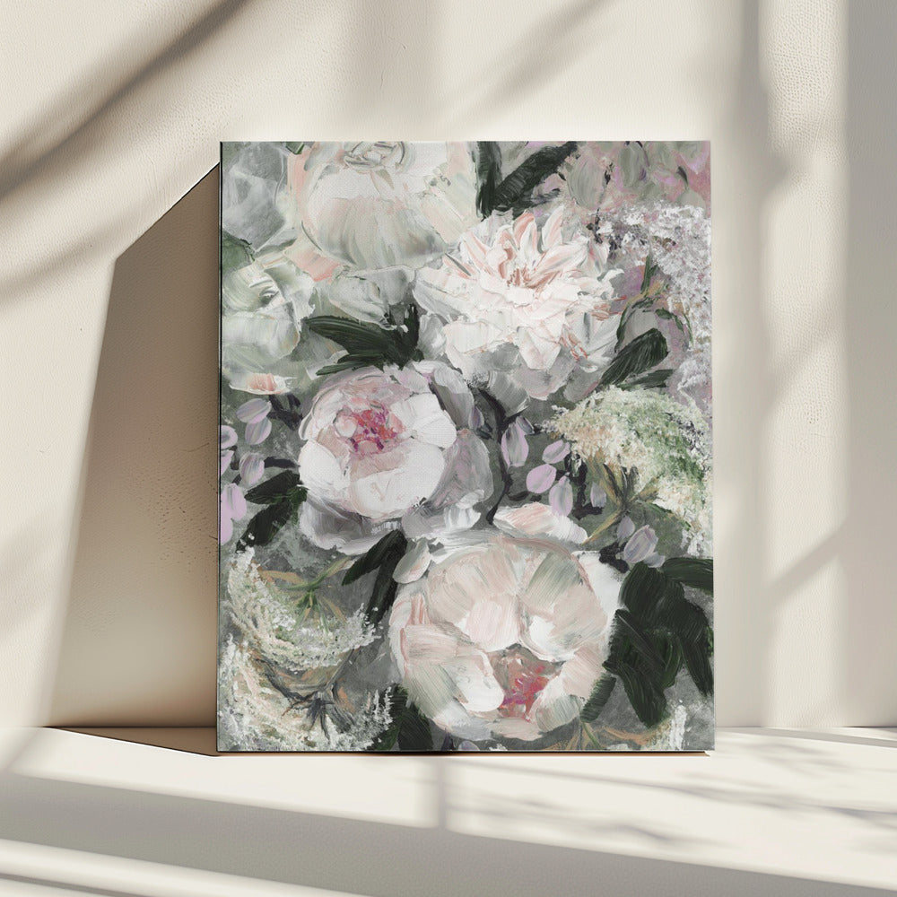 flForal Composition With White And Pink Flowers | Canvas