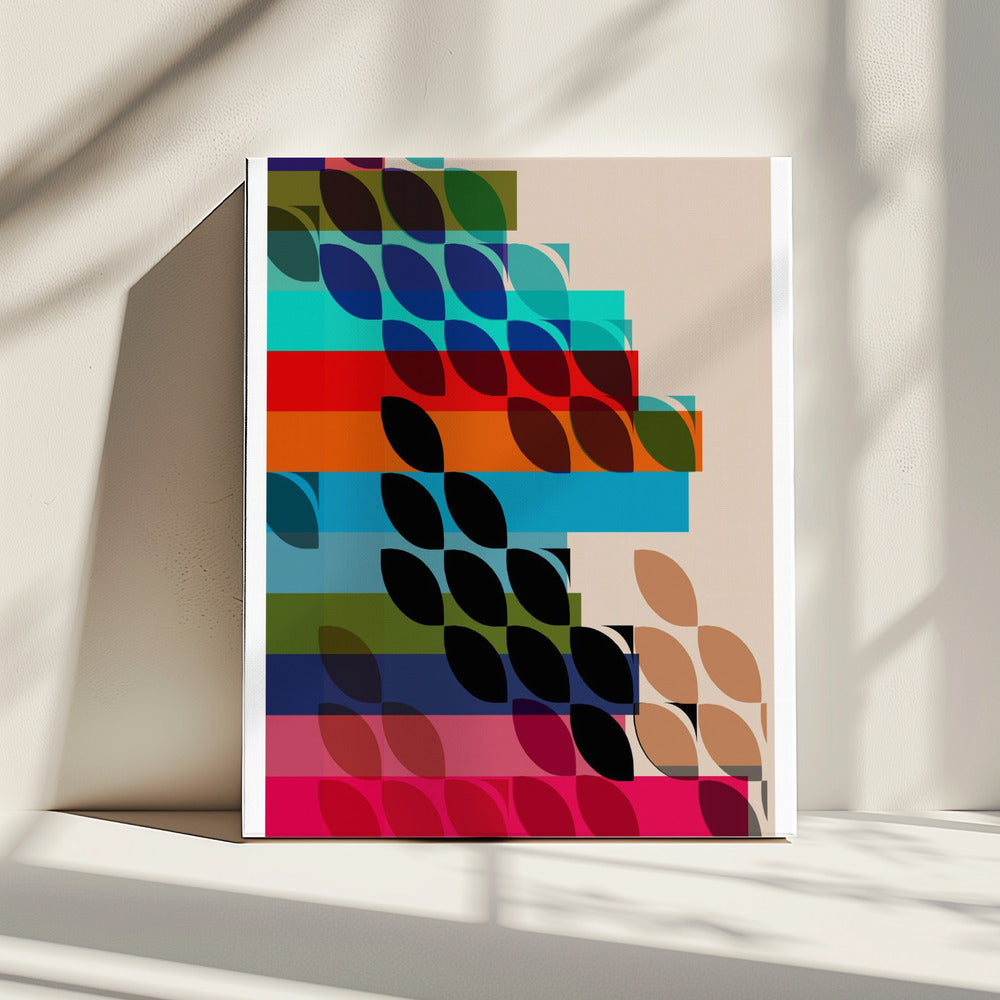 Geometric Shapes And Vibrant Colors | Canvas