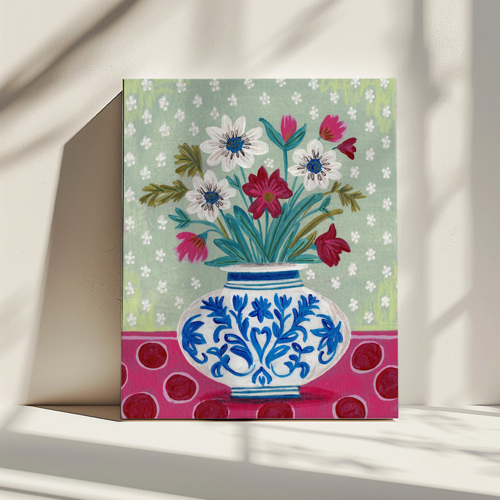 Flowers in Vase Still life | Canvas