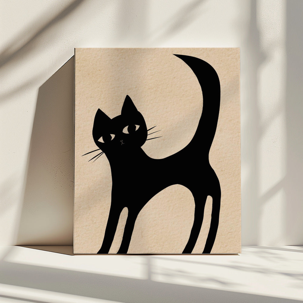 Black cat | Canvas