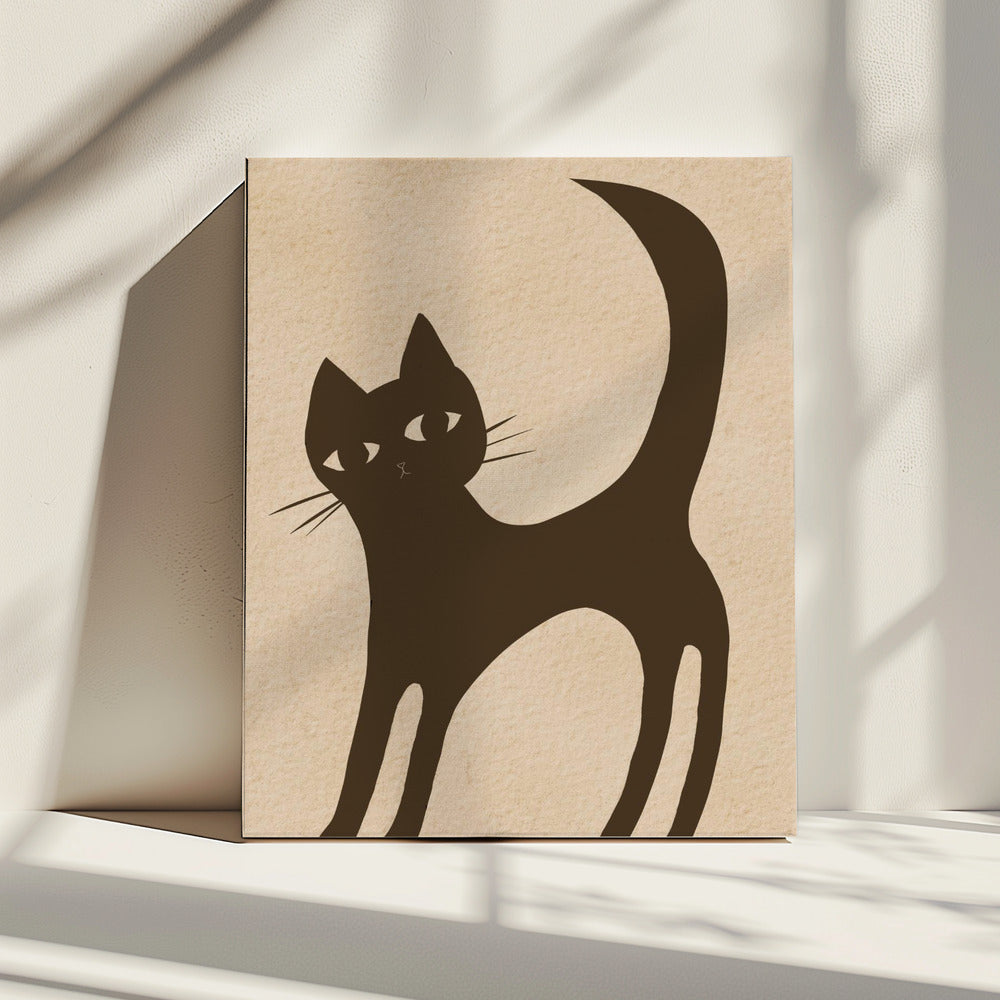 Brown cat | Canvas