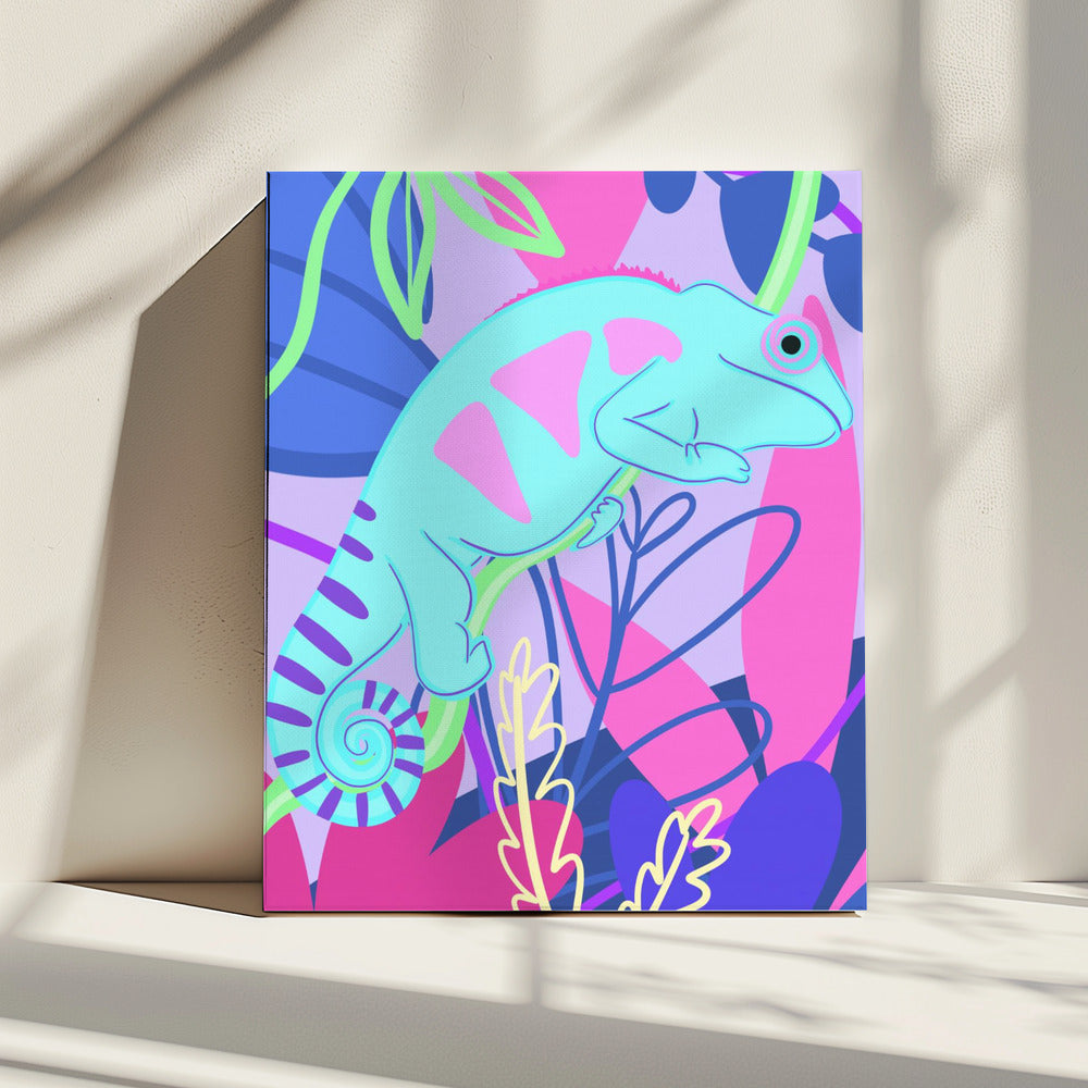 Colorful Chameleon | Canvas