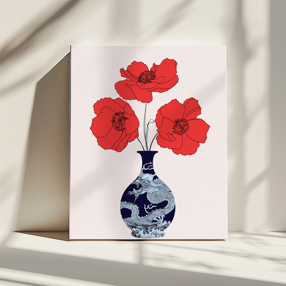 Three Poppies | Canvas