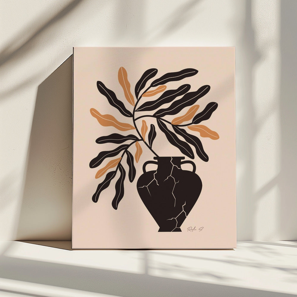 Gentle Life In A Broken Vase | Canvas
