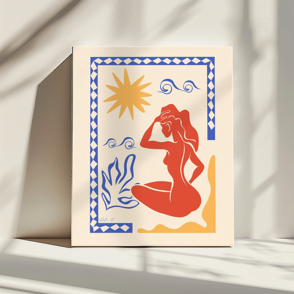 Sunbath (Trichromatic) | Canvas