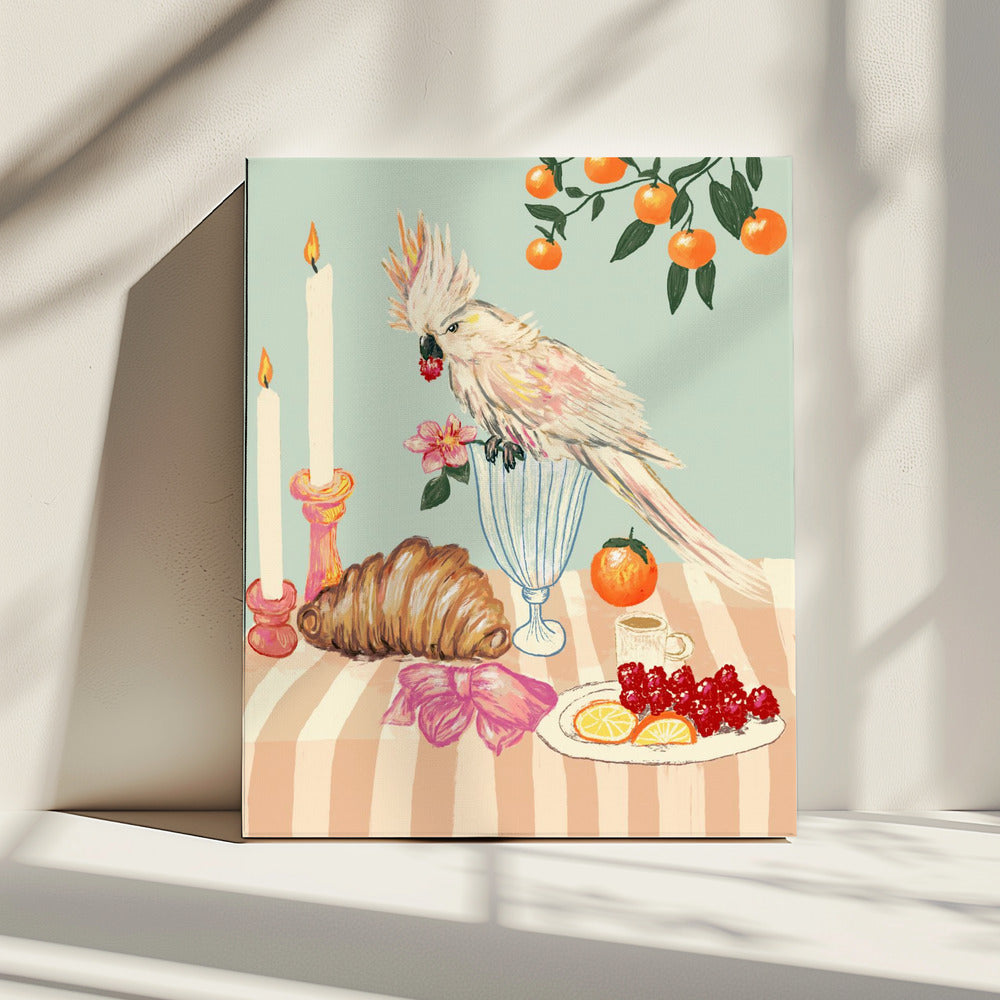Breakfast With Bird | Canvas