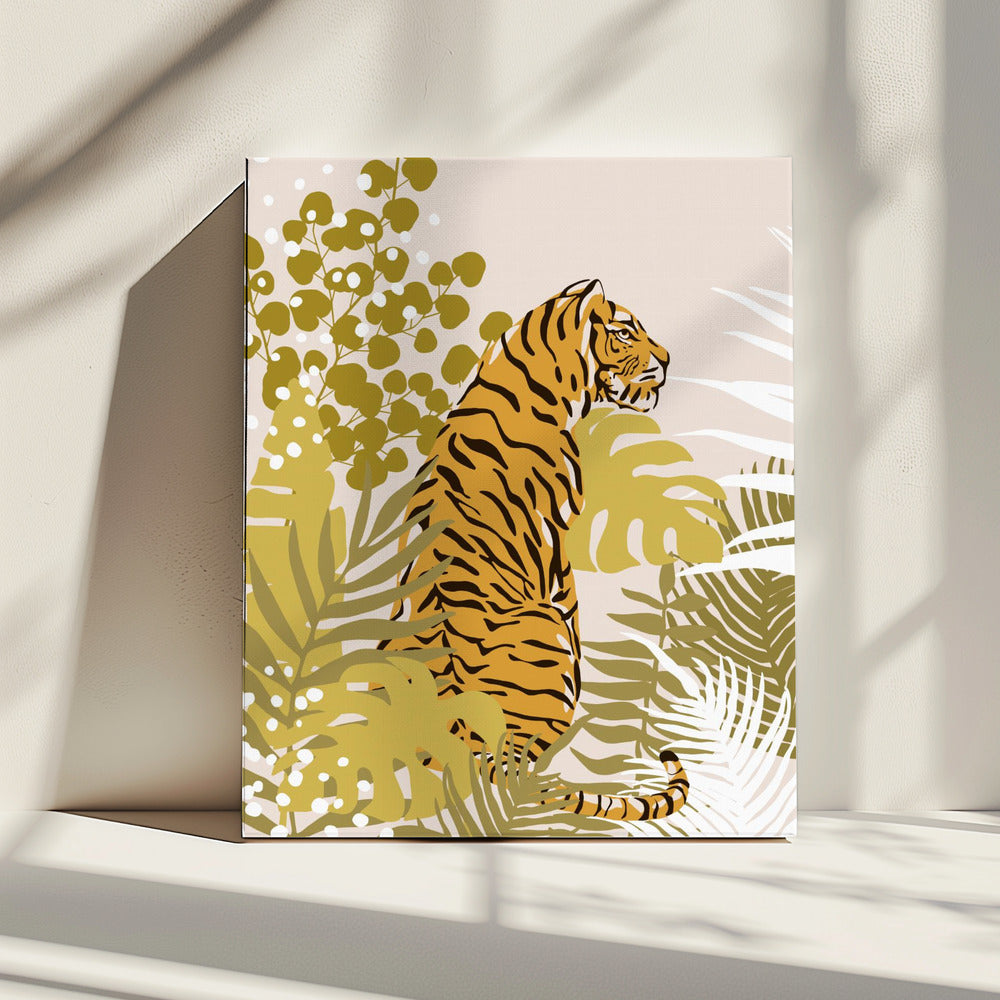 Tiger By Cats and Dotz  30 X 42 Inches | Canvas