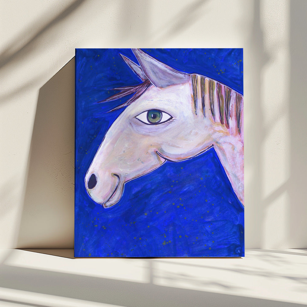 Dreaming of Horses Luminous Blue | Canvas