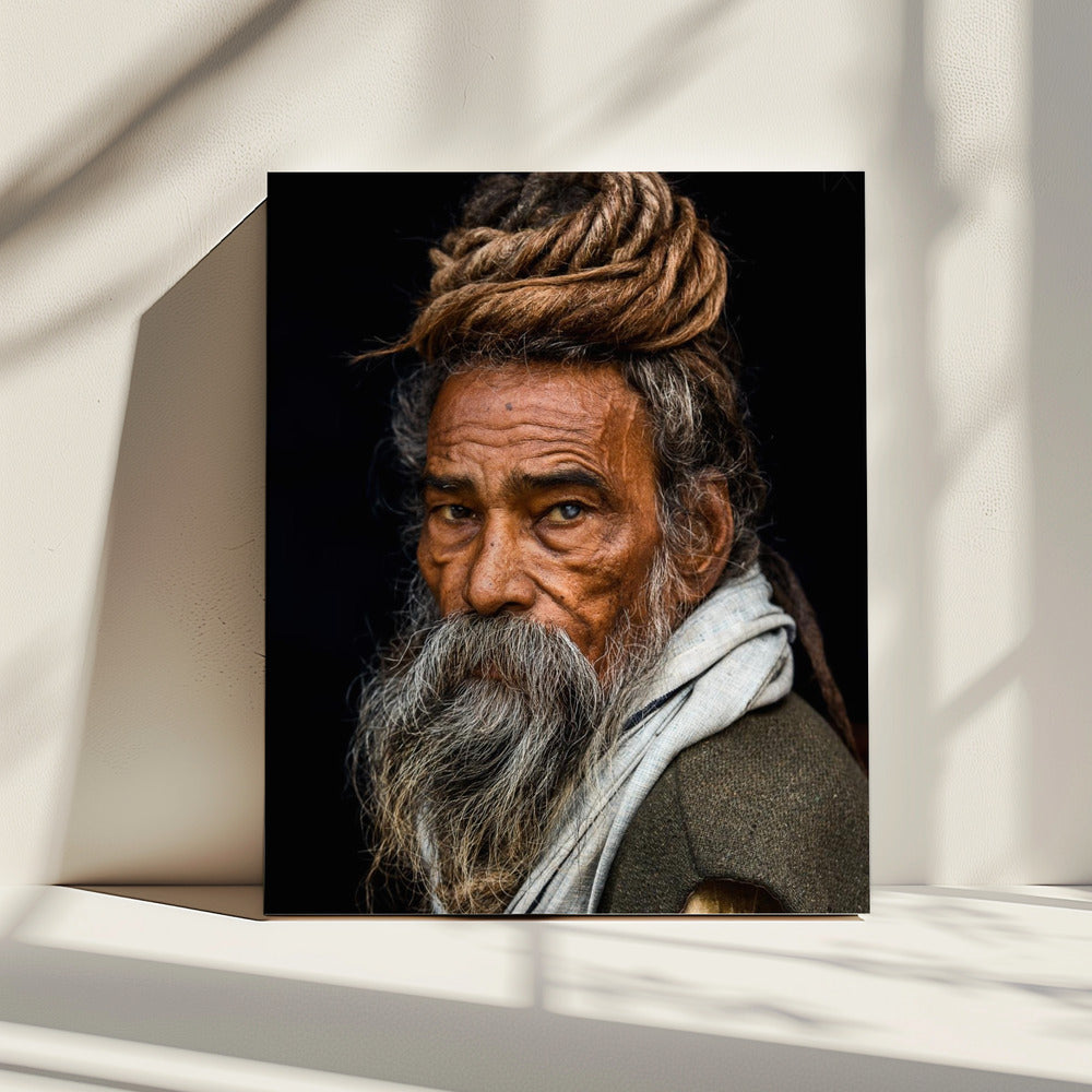 Portrait of a Sadhu... | Canvas